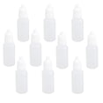 thumbnail image 1 of Botella cuenta exprimible de plástico vacía de 10 piezas para líquido de laboratorio de para los ojos 15ml Yuyangstore Lote10x, 1 of 8