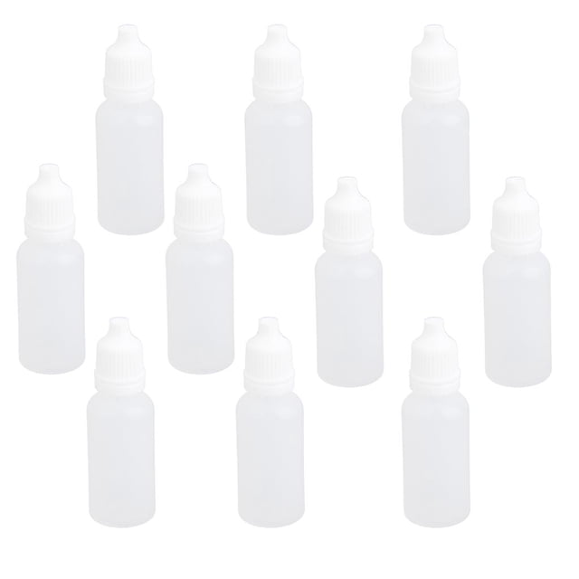 Botella cuenta exprimible de plástico vacía de 10 piezas para líquido de laboratorio de para los ojos 15ml Yuyangstore Lote10x