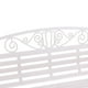 thumbnail image 4 of Muebles en miniatura para casa de muñecas a escala 1:6, banco de plástico para jardín, patio y parque. Blanco, 4 of 9