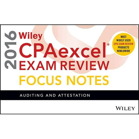Wiley Cpaexcel Exam Review 2016 Focus Notes Auditing And