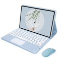 thumbnail image 1 of Touchpad Keyboard for Honor Pad 9 12.1 inch Tablet Case Keyboard Teclado Cover For Honor Pad 9 Case HEY2-W19 W09 Keboard Case sky with mouse German(QWERTY), 1 of 6