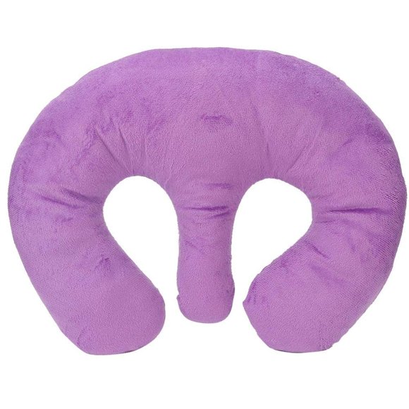 Cojín de Almohada SPA Soporte de Seno Púrpura Almohadilla Suave para Prevención de Arrugas