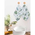 thumbnail image 2 of Sage Green Coastal Kitchen Dish Towels for Drying Dishes Set of 2, Coral Starfish Seaside Summer Beach Waffle Weave Microfiber Hand Tea Bathroom Towels Quick Dry & Absorbent Towel 12x12, 2 of 7