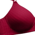 thumbnail image 4 of aidice Bras for Women No Underwire Adjustable Strap Backless Support Comfy Striped Everyday Bralettes, 4 of 6