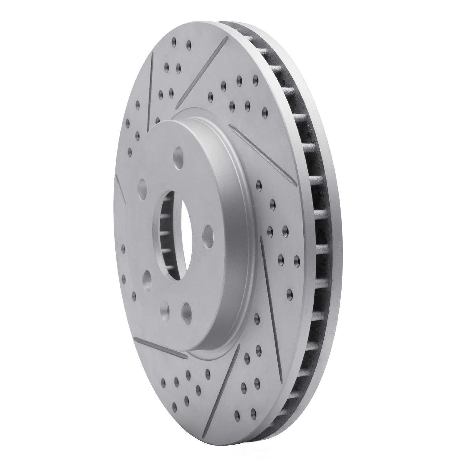 Dynamic Friction Company 830-46025L DFC Geoperformance Rotor - Drilled and Slotted