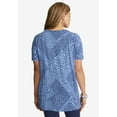 thumbnail image 2 of Jessica London Women's Plus Size Stretch Cotton Square Neck Tunic, 2 of 6