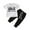 Grey, variant on Baby Clothes Boy Toddler Set Kids Spring Summer Cotton Round Neck Print Short Sleeve Casual 18-24 Months 2t 3t 4t 5t 6t Children Clothing Sleepwear Outfits 2 Piece
