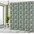thumbnail image 5 of Ambesonne Underwater Shower Curtain, Fish with Blots on Skin, 69"Wx84"L, Charcoal Grey Multicolor, 5 of 5
