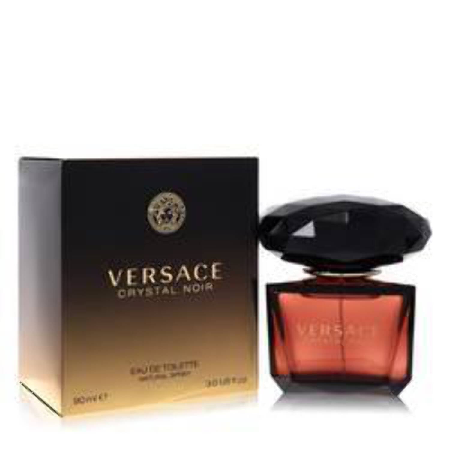 Versace Crystal Noir Eau De Parfum Spray Perfume for Women 3 Oz