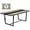 Grey, variant on STHOUYN 71" 6ft Large Dinner Table for 6 8 Seat Dining Room Table, Rectangular Farmhouse Modern Kitchen Long Black & Grey Industrial Conference (Grey)