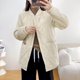 thumbnail image 3 of Abrigos acolchados para mujer, ligeros, de algodón añadido, estilo coreano, chaquetas de béisbol, holgados, informales, de longitud media, ropa vintage de invierno para mujer, 3 of 5