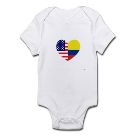 

CafePress - Colombian American Infant Body Suit - Baby Light Bodysuit