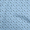 thumbnail image 1 of oneOone Rayon Grayish Blue Fabric Plants In Vase Sewing Material Print Fabric By The Yard 56 Inch Wide, 1 of 5