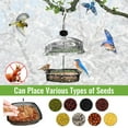thumbnail image 6 of BMYJ Clear Acrylic Window Bird Feeder with Suction Cups - Transparent Birdhouse for Outdoor Birdwatching & Garden Decoration | Easy-Fill Seed Container for Wild Birds Feeding, 6 of 7