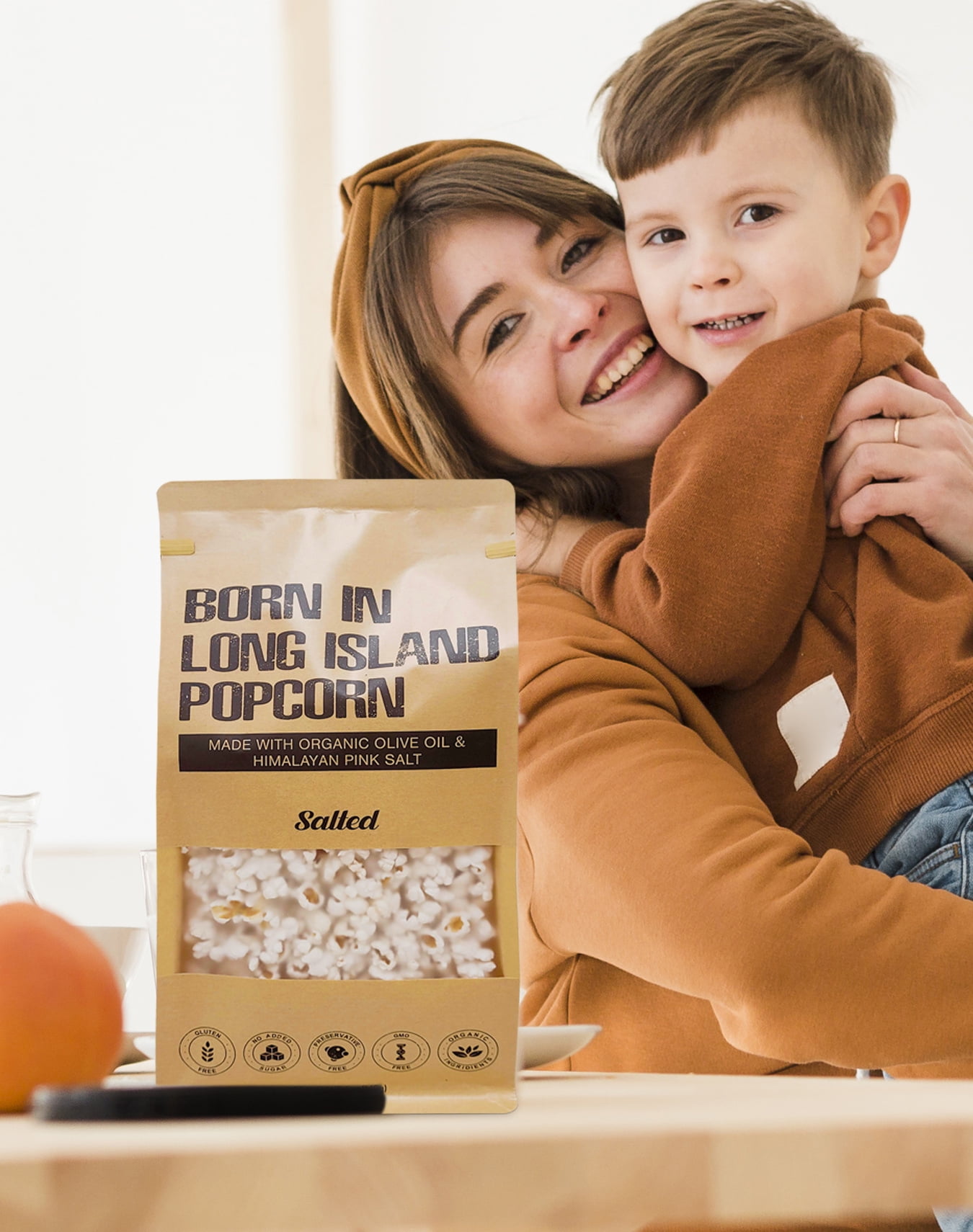 Born in Long Island Popcorn | Variety Pack (pack of 3), 5 oz | Gluten Free, Non-GMO, Preservative Free, Organic Ingredients.
