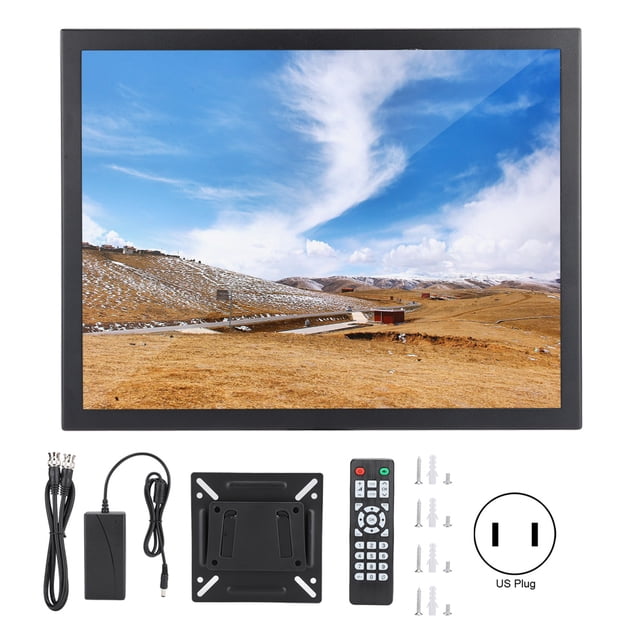 Monitor industrial de metal HD de 15 pulgadas HDMI/VGA/AV/BNC/USB G15 (V59) EE. UU.