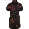 thumbnail image 3 of Kiijoy Toddler Girls Floral Short Sleeve Cheongsam Chinese Style Buckle Party Dress, Sizes 0-7, 3 of 3