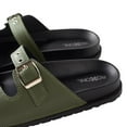 thumbnail image 2 of Roxoni Women's Open Toe Adjustable Strap Slide Sandals - Comfortable Slip-Ons with Padded Insole, 2 of 8