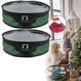 thumbnail image 1 of 2pcs Christmas Flower Storage Bag Festival Flower Rings Container Storage Bag Stacking Storage Box Christmas Tree Storage Flower Ring Storage Handbags For Garland Storage, 1 of 9