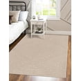 thumbnail image 2 of Lahome 4'x 6'Bedroom Rug, Washable Moroccan Throw Rug, Khaki Boho Rugs for Entryway Office, 2 of 8