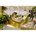 thumbnail image 3 of Benjamin 14x11 Black Modern Framed Museum Art Print Titled - Porches and Patios, 3 of 5
