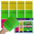 thumbnail image 1 of NOPIGO El guante exfoliante corporal original coreano, 12 piezas (verde4 rojo4 amarillo4). Toallita de baño exfoliante asiática para piel muerta, esponja de baño, guante exfoliante corporal., 1 of 5
