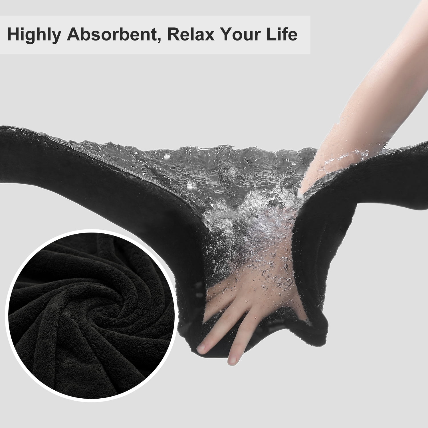 Green Essen 8 Pack Extra Large Bath Towel35"x 70" Highly Absorbent Quick Dry Bath Sheets Bath Towel Oversized Clearance Soft Shower Towels for Bathroom Spa Hotel Gym(Black)