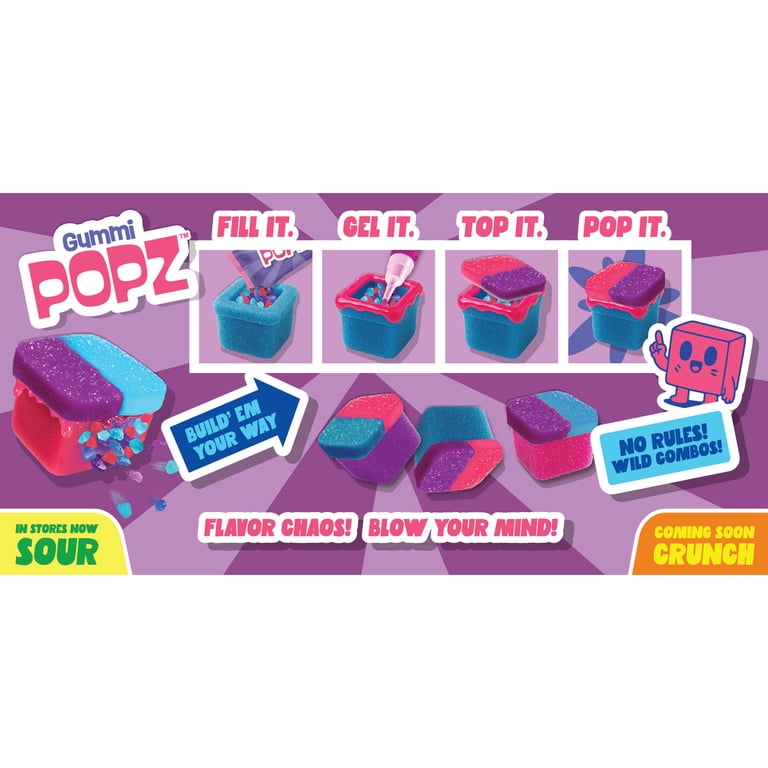 Gummi Popz! Sweet Wild Berry with Popping Candy, 1.8 oz. Package