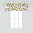 thumbnail image 2 of Ambesonne Spring Window Valance, Birds of Paradise, 54" X 18", Multicolor, 2 of 3