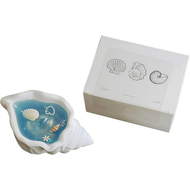 Velas Aromaticas Cera de Soja 100 Pura Velas Aromáticas Hechas a Mano Alivio Del Estrés y Relajación Regalos para Mujer para San Valentín,Cumpleaños(Caracol-azul)