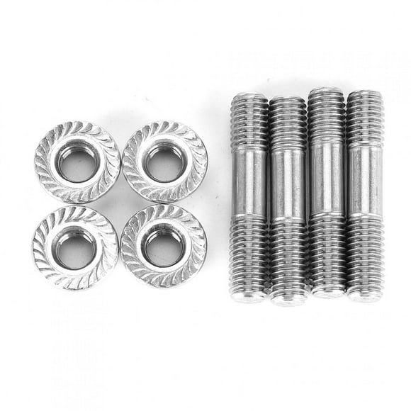 FLAMEEN 4pcs Car Exhaust System Stud Nuts M8x1.25 42mm/1.65in T25 T28,Nuts,Exhaust System Nut