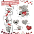 thumbnail image 3 of DolliBu I Love You Plush Super Soft Elephant - Cute Stuffed Animal Elephant with Red Heart Plush for Valentines, Anniversary, Romantic Date, Boyfriend, or Girlfriend Gift - 6 Inches, 3 of 6