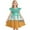 Green, variant on WEIYLL Summer Dresses Girls Trendy 2025 Sleeveless Fly Sleeve Toddler Kids Ice Cream Print Sky Blue Dress Clothes 5-6 Years