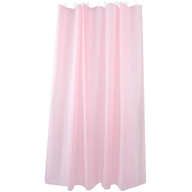 Solid Color Shower Curtain Bathroom Water Resistant Thickened Bath Shower Curtain
