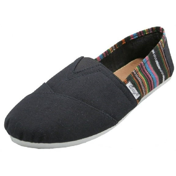 EasySteps Women's Canvas Slip-On Shoes with Padded Insole