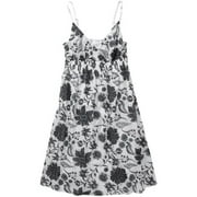 Juniors Graphic Floral Sundress