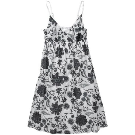 Juniors Graphic Floral Sundress