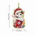 thumbnail image 2 of Christmas Pearl Art Kit with Cat Design and Hanging Cord, Set of 10, Multicolor, for Adults and Kids, Christmas Tree Ornaments, 2 of 5
