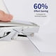 thumbnail image 5 of Easy desktop stapler with staples, stapler office, easy to load ergonomic desk metal stapler, (silve, 5 of 5