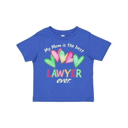

Inktastic My Mom is the Best Lawyer Ever Gift Toddler Boy or Toddler Girl T-Shirt