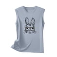 thumbnail image 4 of EGNMCR Camisoles pour Femmes Débardeurs d'Été Décontractés Sans Manches pour Femmes Coupe Régulière Col Rond Imprimé Débardeur Sans Manches, 4 of 5