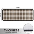 thumbnail image 5 of Kitchen Rugs Sets Of 2,Brown and White Checkerboard Checkered Pattern Anti Fatigue Kitchen Mat Rugs Non Slip Washable,Decorative Kitchen Floor Mats for Kitchen,Sink,Laundry,17"x47"+17"x47", 5 of 5