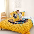 thumbnail image 4 of Erosebridal Baseball Ice Cream Queen Comforter Set,Ball Games Bedding Comforter Set For Boys Kids,Reversible,3-Piece, 4 of 7