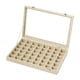 thumbnail image 2 of Organizador de joyas portátil y versátil con 48 compartimentos. Contenedor para regalos. Beige, 2 of 9