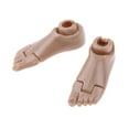 thumbnail image 3 of Pieza de Accesorio de Cuerpo de Muñeca 1:6 CUTICAT Figura de acción Pies descalzos color de piel, 3 of 8