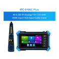 thumbnail image 2 of 5.4 Inch CCTV Testing Monitor HD Coaxial 8MP IP CVI TVI AHD SDI Analog Vga 4k Input Multi-function H.265 IP Camera Tester, 2 of 6