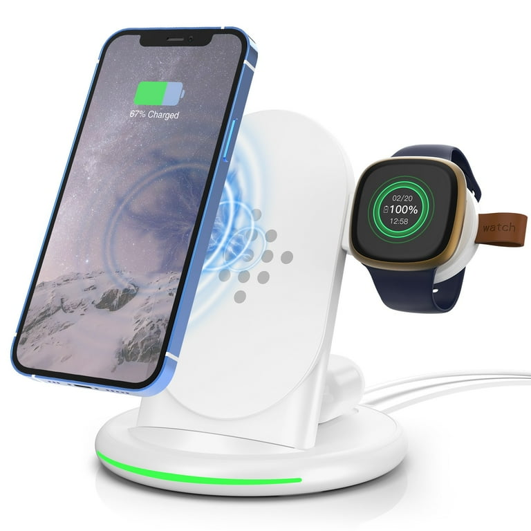 Qi 10w fast charge 3 in 1 wireless online charger