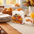 thumbnail image 2 of Thanksgiving Fall Table Decor, Thanksgiving Napkin Holder for Table, Wood Napkin Holders, Cute Turkey Pilgrim Tissue Dispenser for Kitchen Counter, Dining Table & Fall Harvest Gathering-A, 2 of 7