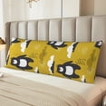 thumbnail image 5 of Naloa Cartoon Bear Yellow Super Soft 20x60 Body Pillow Case,Long Side Hidden Zipper（PILLOWS ARE NOT INCLUDED）, 5 of 6