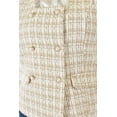 thumbnail image 4 of Chaleco Tweed Roman Fashion /Tallas Extras, 2435 (Beige) beige 36, 4 of 8